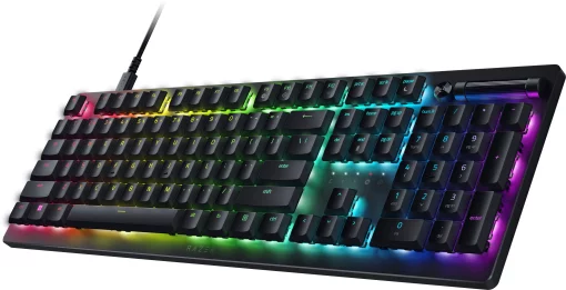 Клавіатура механічна Razer DeathStalker V2 105key, Red Switch, USB-A, EN/RU, RGB, чорний