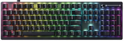 Клавіатура механічна Razer DeathStalker V2 105key, Red Switch, USB-A, EN/RU, RGB, чорний