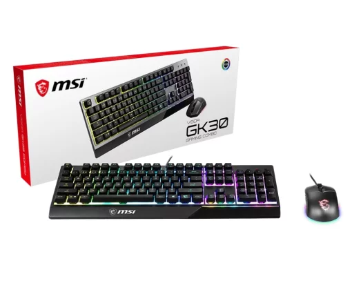 Комплект клавіатура та миша MSI Vigor GK30 COMBO UA USB, EN/UKR/RU, RGB