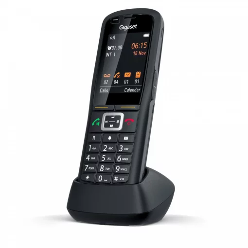 Трубка IP-DECT Gigaset R700H PRO 1xMicro-USB, 1x3.5 мм роз'єм для гарнітури, DECT, BT, 2.4" кольоровий дисплей, IP65
