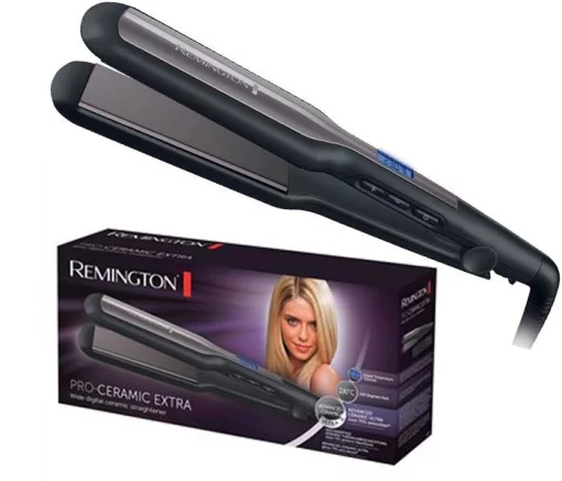 Випрямляч Remington Pro-Ceramic Extra, >300Вт, 150-230С, дисплей, чохол, кераміка, чорний