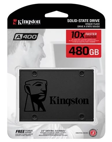 Накопичувач SSD Kingston 2.5"  480GB SATA A400