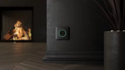 Розумна вбудована розетка Ajax Outlet black