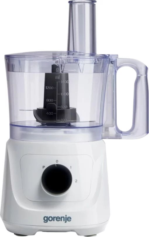 Кухонна машина Gorenje 800Вт, чаша-пластик, корпус-метал/пластик, насадок-6, білий