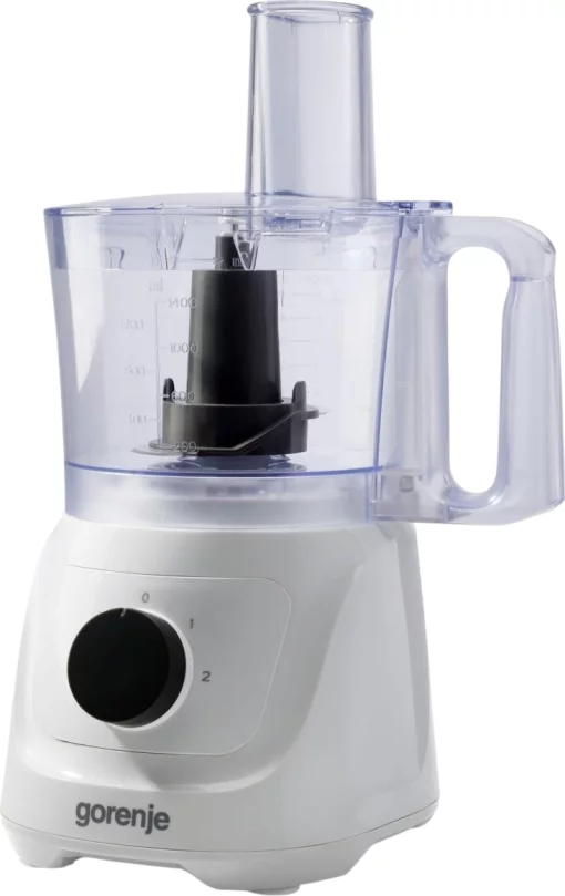Кухонна машина Gorenje 800Вт, чаша-пластик, корпус-метал/пластик, насадок-6, білий