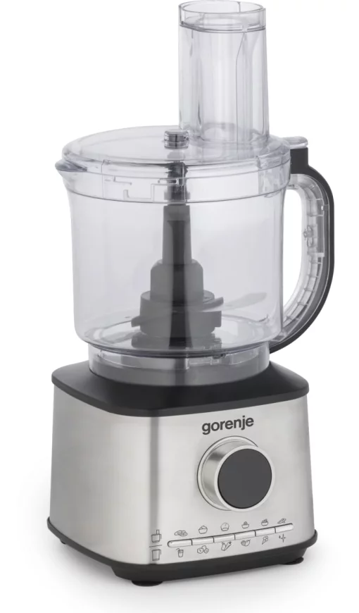 Кухонна машина Gorenje 1500Вт, чаша-пластик, корпус-метал/пластик, чорний