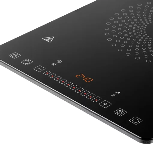 Плитка настільна Sencor індукційна, комфорок - 1 на 2кВт, керування - сенсорне, чорний