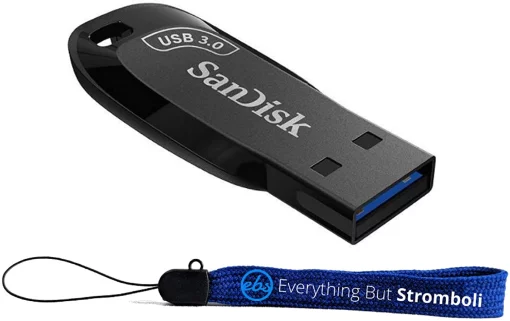 Накопичувач SanDisk   64GB USB 3.0 Type-A Ultra Shift Чорний