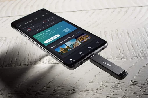 Накопичувач SanDisk  128GB USB 3.1 Type-C Ultra Чорний