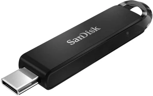 Накопичувач SanDisk  128GB USB 3.1 Type-C Ultra Чорний