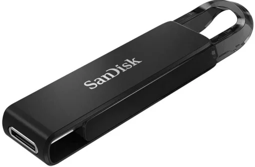 Накопичувач SanDisk  128GB USB 3.1 Type-C Ultra Чорний