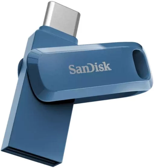 Накопичувач SanDisk   64GB USB 3.1 Type-A + Type-C Ultra Dual Drive Go Синій