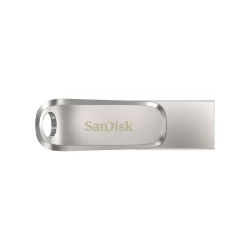 Накопичувач SanDisk   64GB USB 3.1 Type-A + Type-C Dual Drive Luxe Срібний