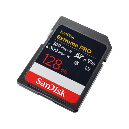 Карта пам'яті SanDisk SD  128GB C10 UHS-II U3 R300/W300MB/s Extreme Pro V90