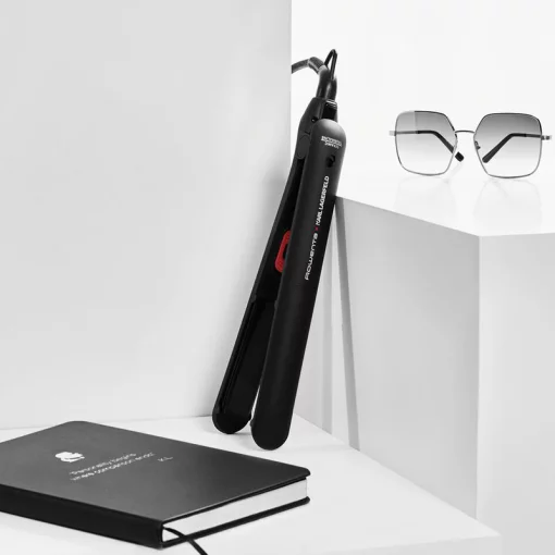 Випрямляч Rowenta x Karl Lagerfeld Easyliss, >240Вт, >200С, кераміка, турмалін , чорний