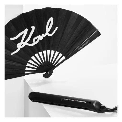 Випрямляч Rowenta x Karl Lagerfeld Easyliss, >240Вт, >200С, кераміка, турмалін , чорний