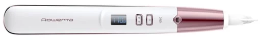 Випрямляч Rowenta Volumizer, >240Вт, темп.режимів-8, 140-210С, дисплей, іонізація, кераміка, біло-рожевий