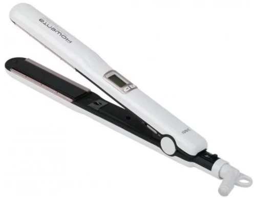Випрямляч Rowenta Premium Care Liss&Curl, 34Вт, темп.режимів-5, 130-200С, дисплей, іонізація, склокераміка, біло-рожевий