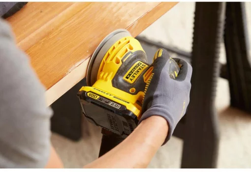 Шліфмашина ексцентрикова акумуляторна безщіткова STANLEY FATMAX SFMCW220D1S