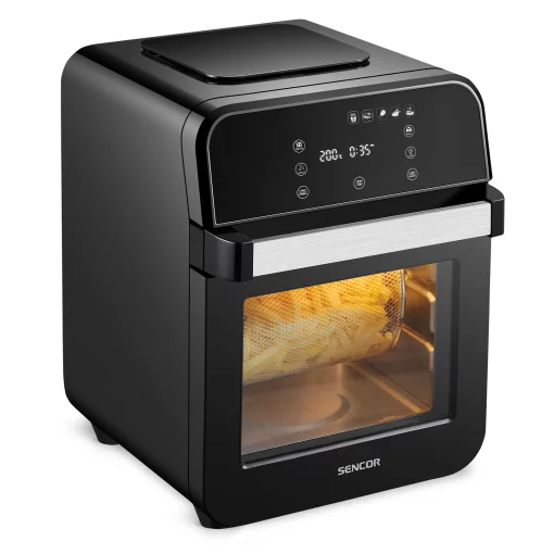 Мультипіч Sencor Vita, 1500Вт, об'єм-12л, сенсорне управл., 60-200°C, нержав.сталь/пластик, чорний