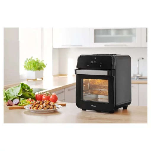 Мультипіч Sencor Vita, 1500Вт, об'єм-12л, сенсорне управл., 60-200°C, нержав.сталь/пластик, чорний