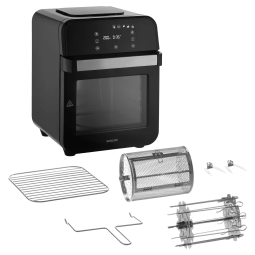 Мультипіч Sencor Vita, 1500Вт, об'єм-12л, сенсорне управл., 60-200°C, нержав.сталь/пластик, чорний