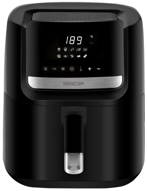 Мультипіч Sencor Vita, 1600Вт, чаша-6.5л, сенсорне керув., 8 програм, метал/пластик, чорний