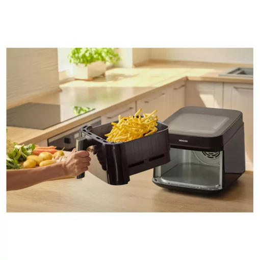 Мультипіч Sencor Vita 1700Вт, чаша-6,5л, сенсорне керув., з віконцем, 12 програм, пластик, чорний