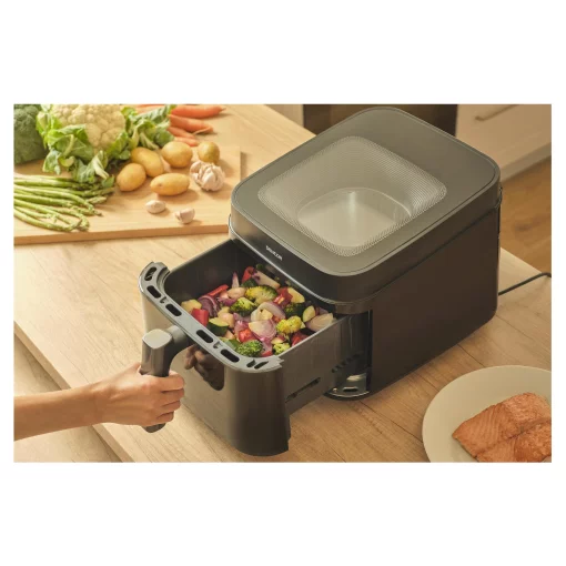 Мультипіч Sencor Vita 1700Вт, чаша-6,5л, сенсорне керув., з віконцем, 12 програм, пластик, чорний