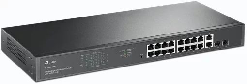 Комутатор TP-LINK SG2218P 16x1GE (16xPoE), 2xSFP, 150W, WebSmart