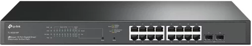 Комутатор TP-LINK SG2218P 16x1GE (16xPoE), 2xSFP, 150W, WebSmart
