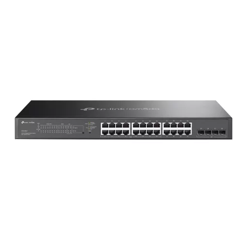 Комутатор TP-LINK SG2428LP 24xGE(16xPoE), 4xSFP, 150Вт, керований