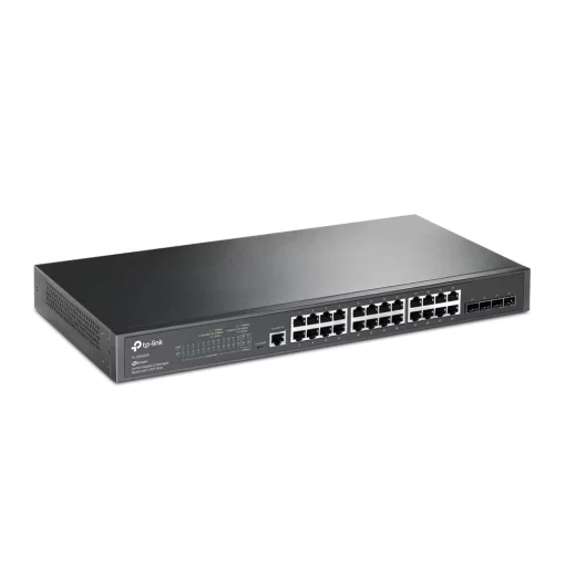 Комутатор TP-LINK SG3428 24xGE, 4xSFP, Керований L2