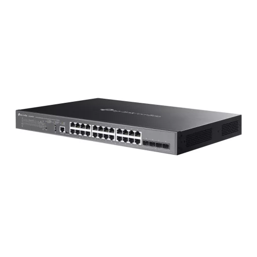 Комутатор TP-LINK SG5428XMPP 24xGE (24xPoE), 4xSFP+, 500Вт, Керований L3