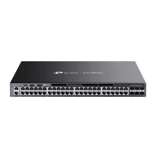 Комутатор TP-LINK SG6654XHP 48xGE (48xPoE), 6xSFP+, 1440Вт, Керований L3