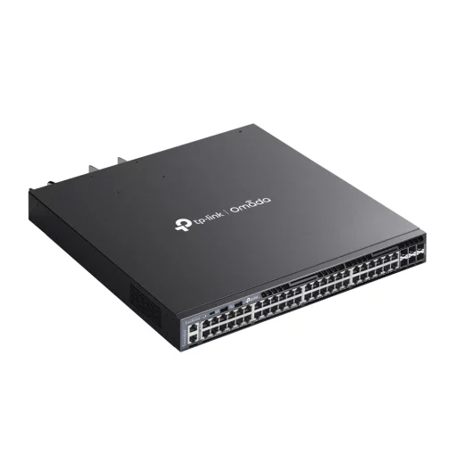 Комутатор TP-LINK SG6654XHP 48xGE (48xPoE), 6xSFP+, 1440Вт, Керований L3