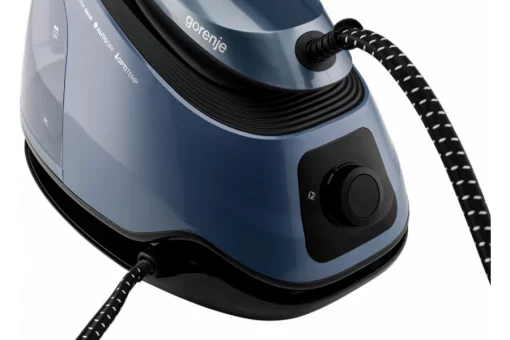 Праска-парогенератор Gorenje, 3000Вт, 1500мл, паровий удар -160гр, дисплей, керам. підошва, синій
