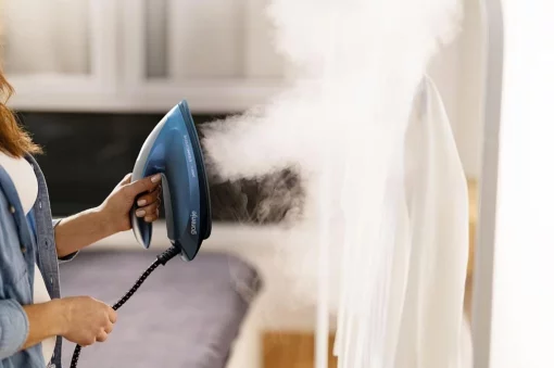 Праска-парогенератор Gorenje, 3000Вт, 1500мл, паровий удар -160гр, дисплей, керам. підошва, синій