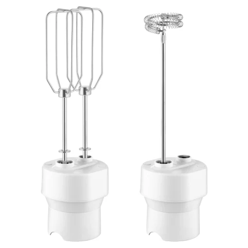 Блендер Sencor заглибний 1500Вт, 10в1, чаша-800мл, млин для спецій, спінювач молока, білий