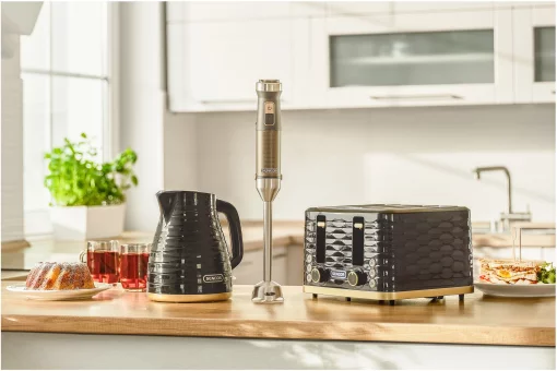 Блендер Sencor заглибний 1500Вт, 10в1, чаша-800мл, млин для спецій, спінювач молока, чорний