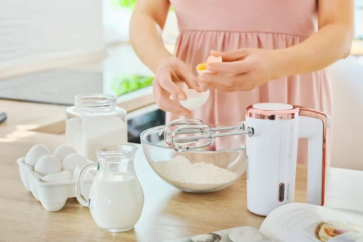 Міксер Sencor ручний Accu technology, 50Вт, насадки-2, безпровідний, USB-C, білий