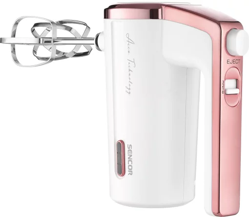 Міксер Sencor ручний Accu technology, 50Вт, насадки-2, безпровідний, USB-C, білий