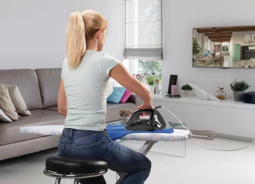 Праска Gorenje, 2600Вт, 350мл, паровий удар 95гр, верт. відпарювання, антинакип, автовідключення, керам. підошва, сіро-чорний