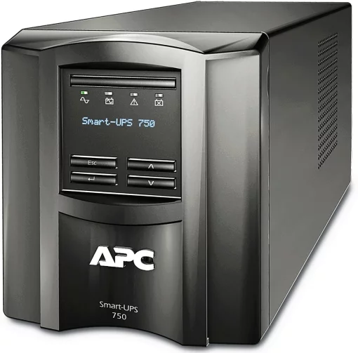 Джерело безперебійного живлення APC Smart-UPS 750VA/500W, LCD, USB, SmartConnect, 8xC13