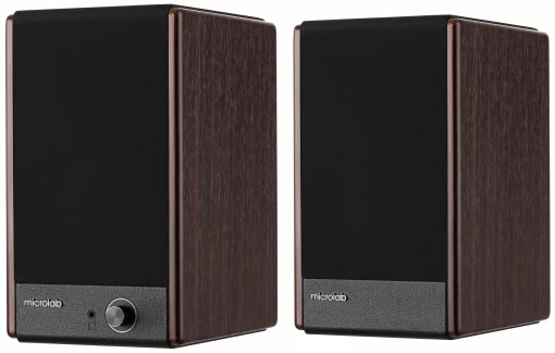Акустична система MICROLAB SOLO 3 2.0, 40w, mini-jack/, коричневий