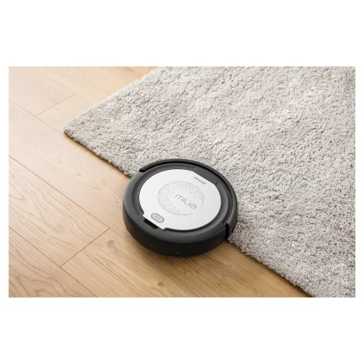 Робот-пилосос Sencor, 100Вт, h=7.5см, конт пил -0.2л, автон. робота до 45хв, вага-2.5кг, НЕРА, чорний