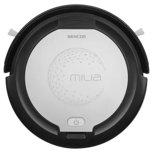 Робот-пилосос Sencor, 100Вт, h=7.5см, конт пил -0.2л, автон. робота до 45хв, вага-2.5кг, НЕРА, чорний