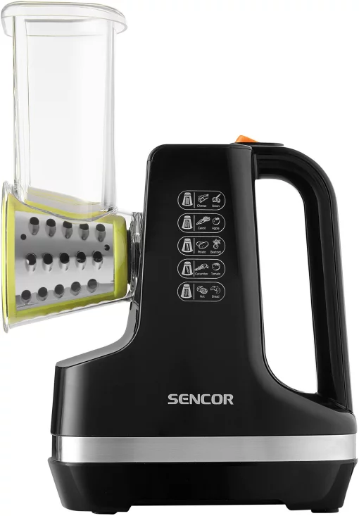 Мультирізка Sencor стаціонарна, 150Вт, 5 насадок, чорний
