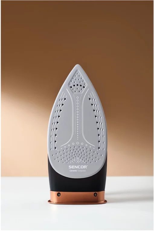 Праска-парогенератор Sencor, 3000Вт, 1500мл, паровий удар -430гр, постійна пара - 160гр, Anti-calc, керам. підошва, біло-коричневий
