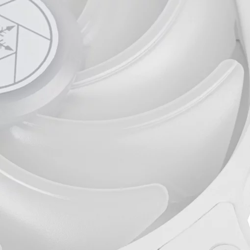 Корпусний вентилятор SilverStone Air Blazer 120RW-ARGB, 120мм, 600-2200rpm, 4pin PWM, 3pin +5VARGB, 7.4-35.6dBa, білий